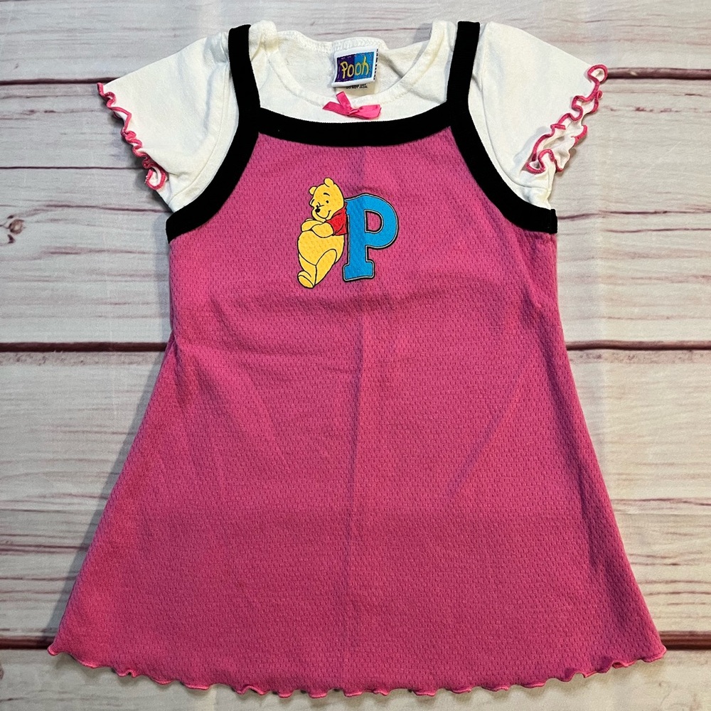 Vintage Disney Winnie the Pooh Girls’ Size 3T T-shirt Dress